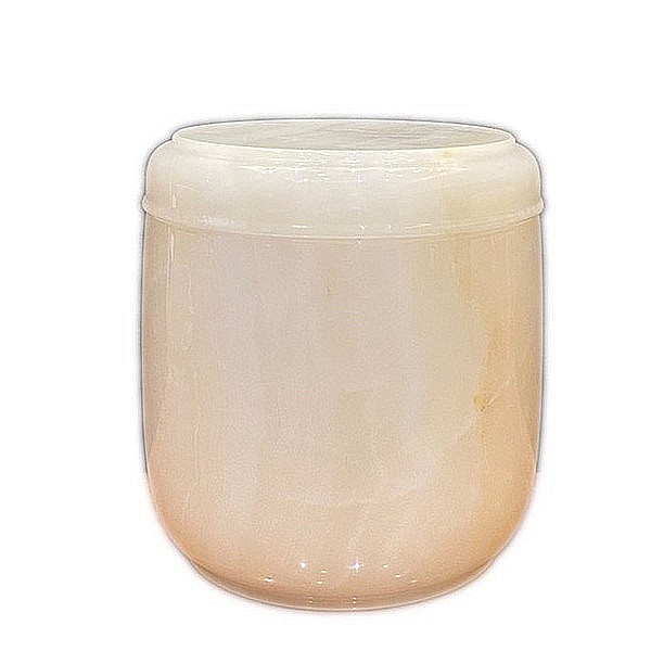 Light Mauve Jade Cremation Urn