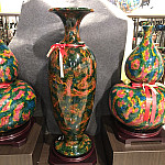 七彩藝石花瓶      貴人